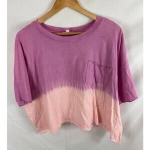 NWOT Abound Pink Purple Ombre Tshirt size small